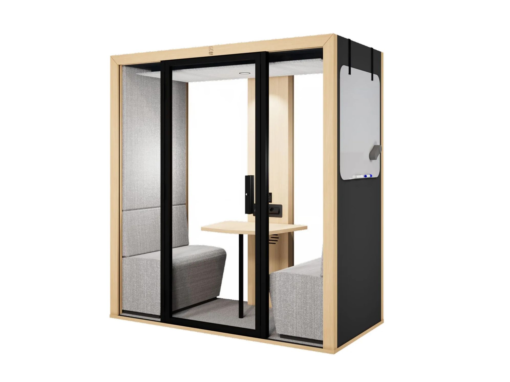 Многосторонняя акустическая офисная кабина со встроенным освещением Blabla-Cube бюро ARCH-00099466 - Вид №1