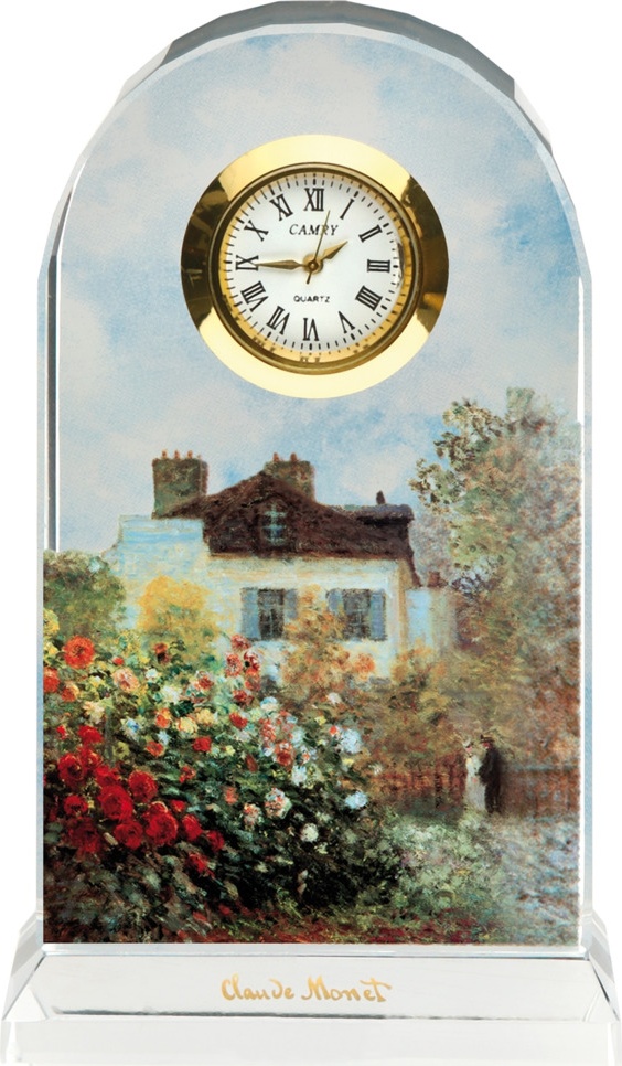 10656888 Goebel Часы Goebel MONET "Дом художника", 11 см Стекло