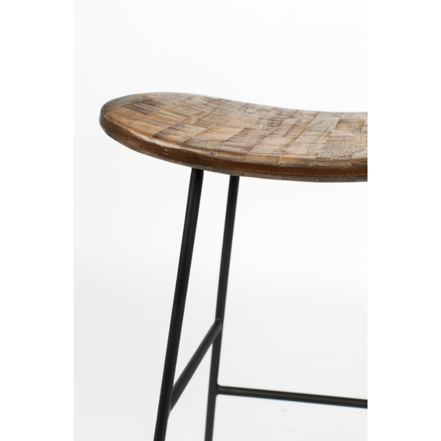 Стул высокий Tangle, дерево White Label Living 1500074 - Вид №7