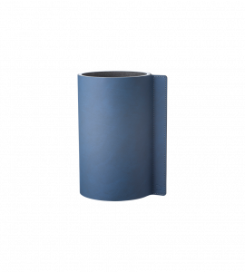 991162 NUPO midnight blue ваза для цветов 11х20см;LIND DNA