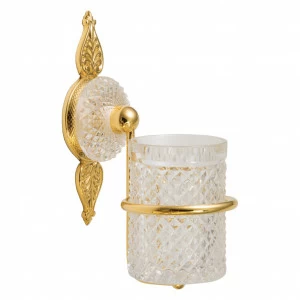 C46-521 C46-521 Настенный подстаканник Пылающий лебедь Cristal & Bronze CYGNE FLAMANT