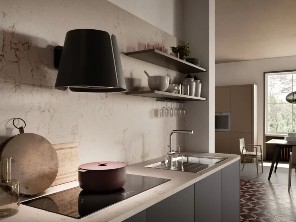 Настенный вытяжной шкаф со встроенным освещением FABER Beat ARCH-00095990