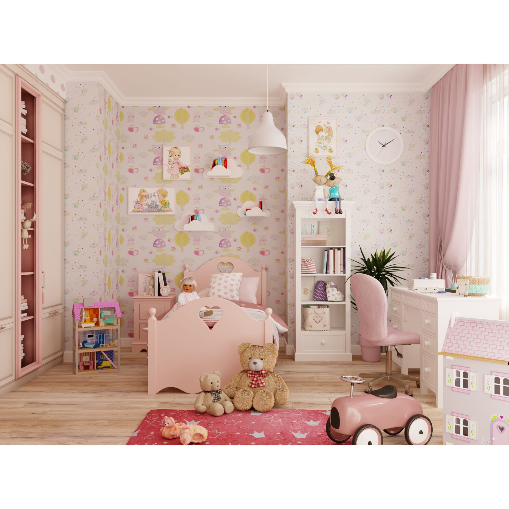 18751460 Рамка Inspire «Color», 40х50 см, цвет розовый Santreyd  - Вид №4