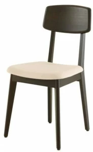 Ligne Roset Стул из лакированного орехового дерева со встроенной подушкой  10262733