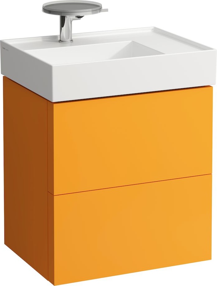 H8103340201121 Раковина с полочкой справа, со специальным скрытым сливом LAUFEN PRO - Вид №4