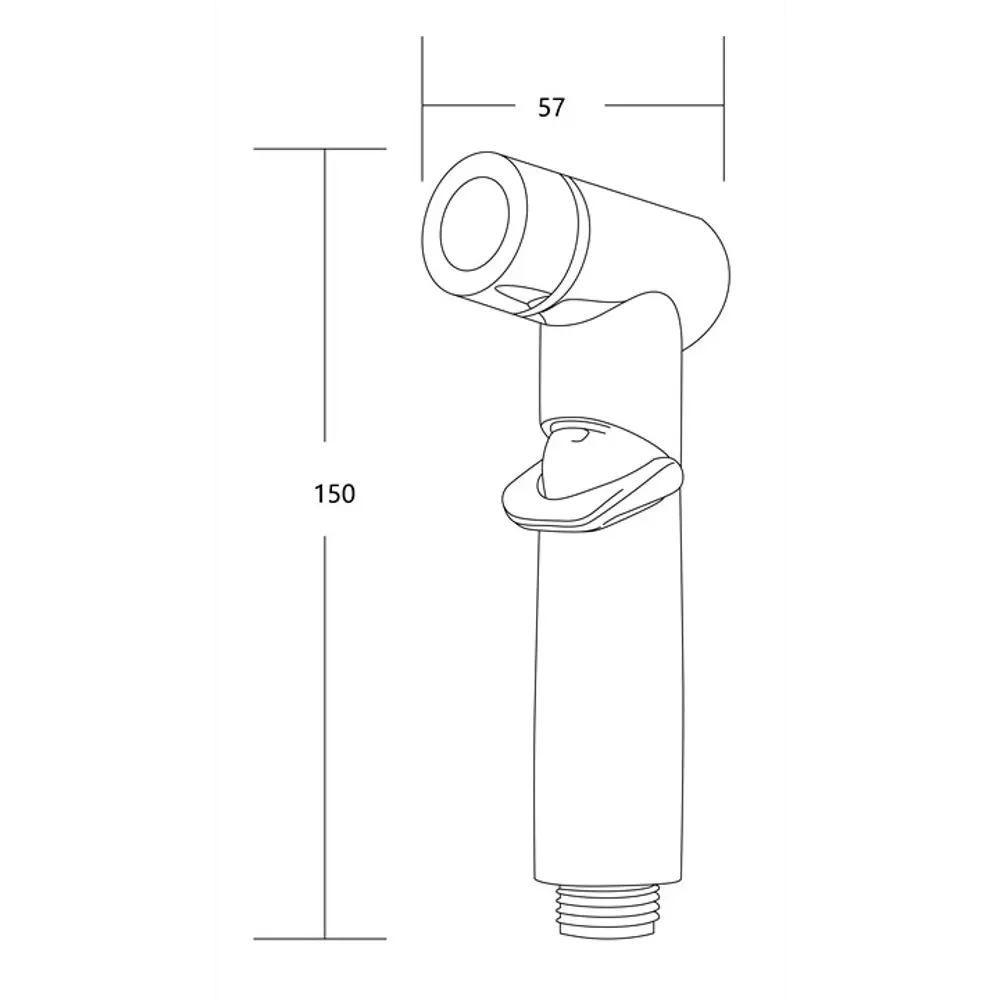 ESKO Annecy HHS20 - Стильная лейка для гигиенического душа 89359288 STLM-0999800 - Вид №2