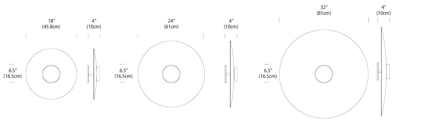 Алюминиевый настенный светильник / потолочный светильник Pablo Designs Sky ARCH-00020245 - Вид №6