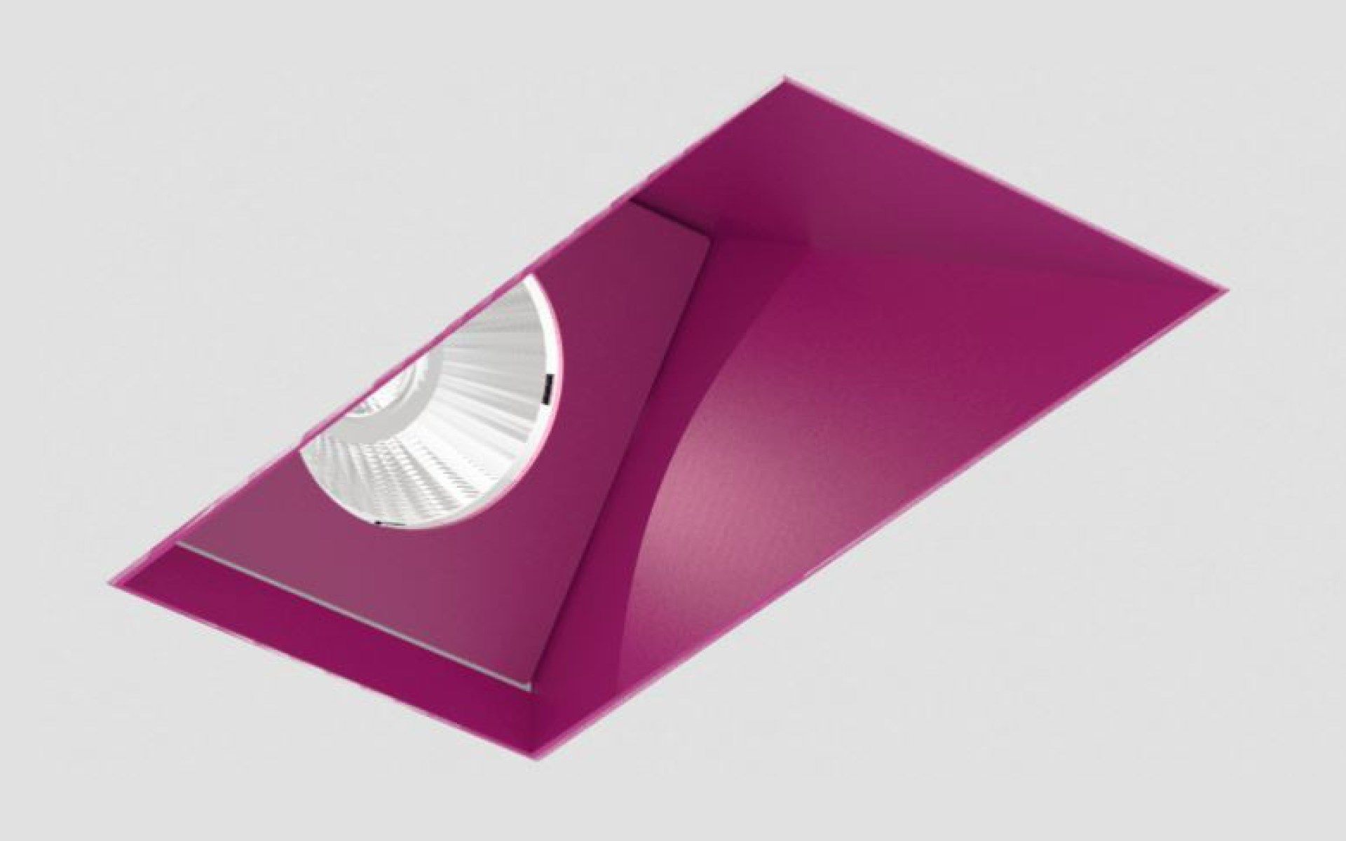 Алюминиевая затемняемая квадратная встраиваемая настенная шайба PROLICHT ARCH-00013377 - Вид №1