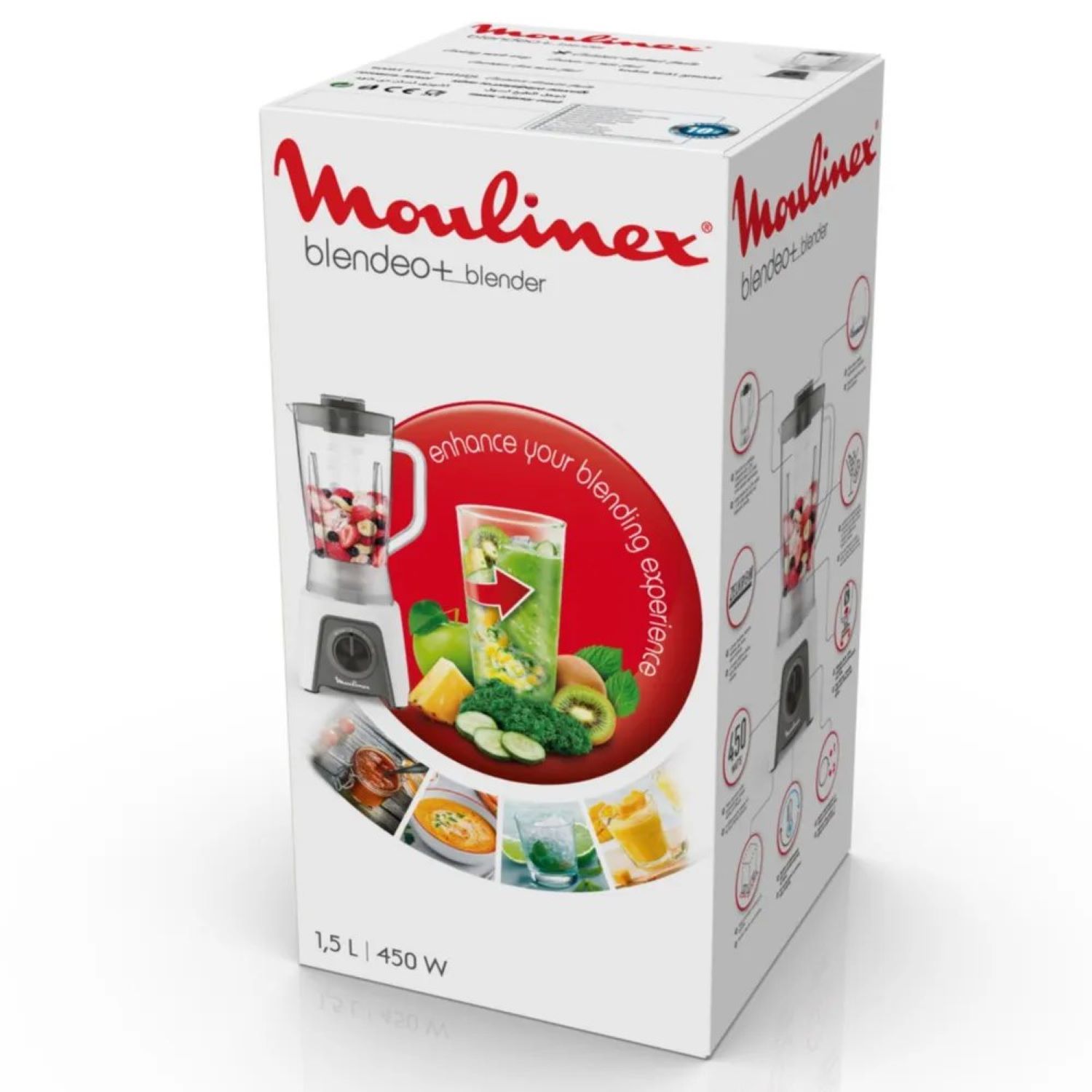 5069141 Блендер стационарный MOULINEX LM2C0110 белый STDN-0120638 - Вид №2