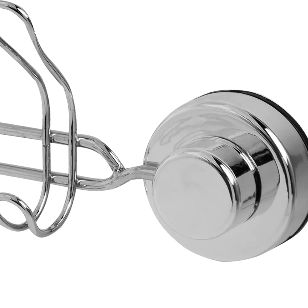 Планка Sensea «Simply Lock» 4 крючка на присоске цвет хром STLM-2115728 - Вид №2