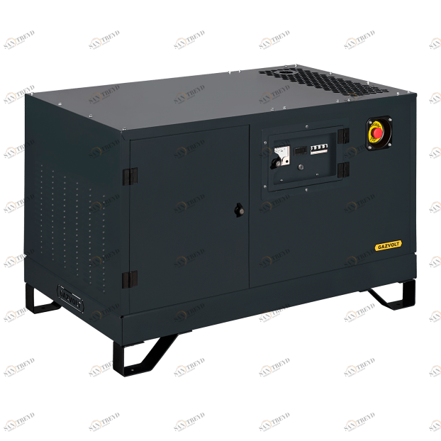 Газовый генератор Gazvolt Standard 12000 T Neva 01 в кожухе sun-id-1035281