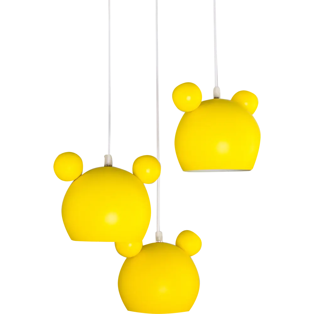 Подвесной светильник Panda 3хЕ27х40 Вт цвет жёлтый LUMIN ARTE STLM-2138795