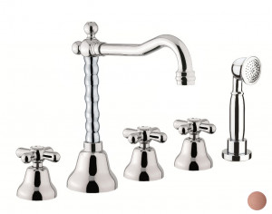 AM730402060 Смеситель на борт ванны , медь Webert Armony