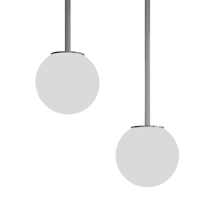 ED-ST52 Edone Ball-Up Освещение ХРОМИРОВАННАЯ ОТДЕЛКА потолочное крепление 