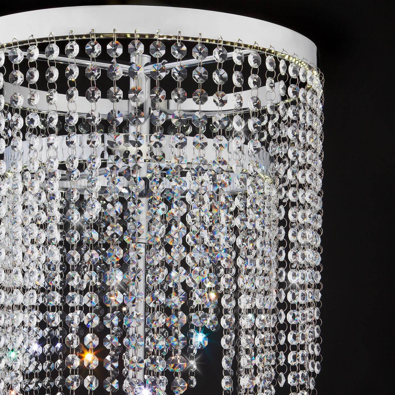 Торшер хрустальный 174х41 см хром Royal 80412/2 EUROSVET ROYAL 00-3889465 Прозрачный;хром - Вид №3