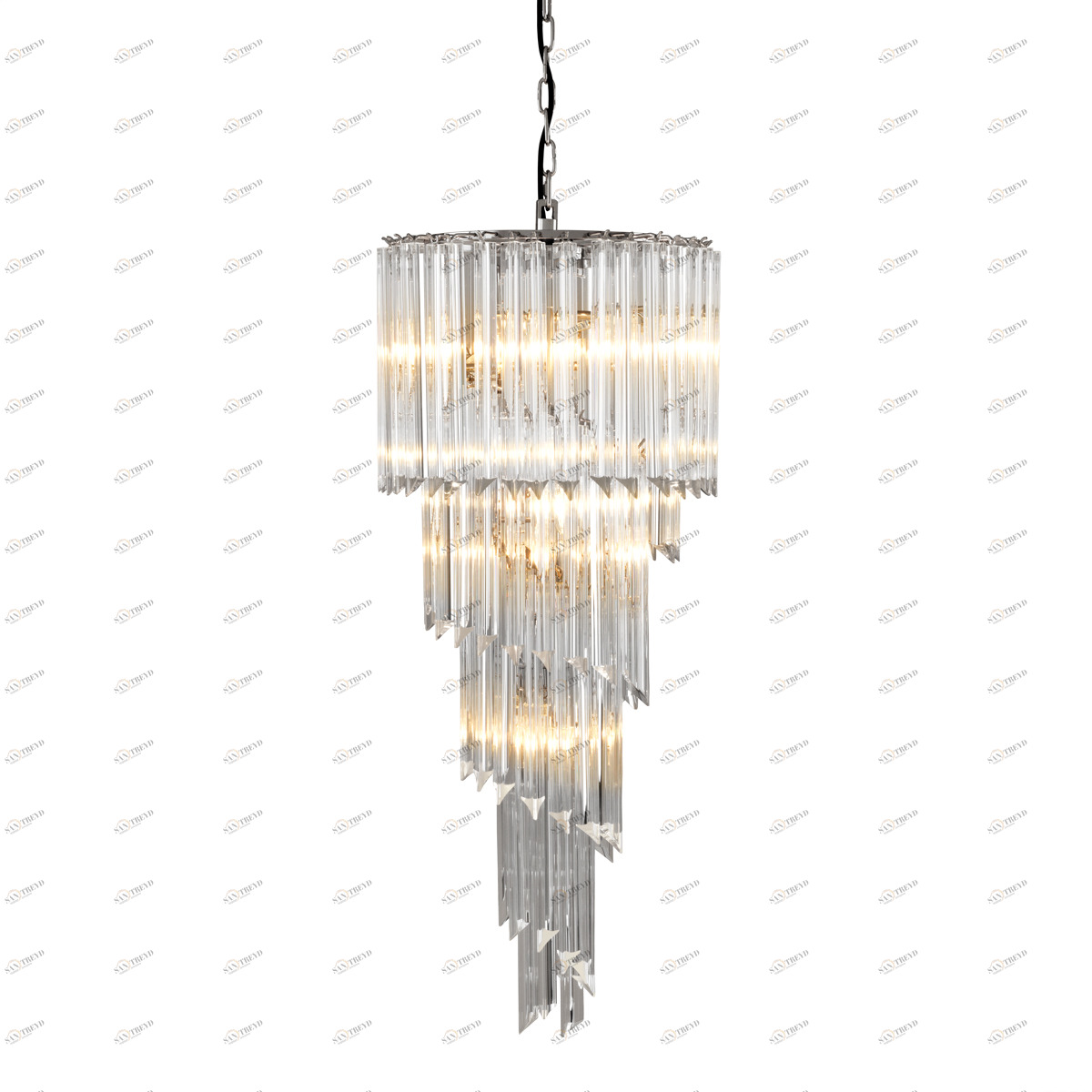 Люстра Trapani от Eichholtz прозрачная 109484 EICHHOLTZ ДИЗАЙНЕРСКИЕ, EICHHOLTZ 061485 Прозрачный 