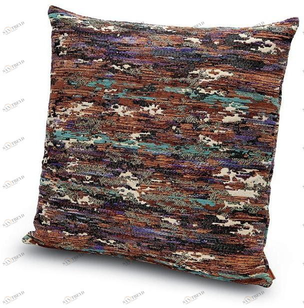 MissoniHome Подушка из жаккардовой ткани с эффектом камуфляж-подлесок Alps sun-id-1448650