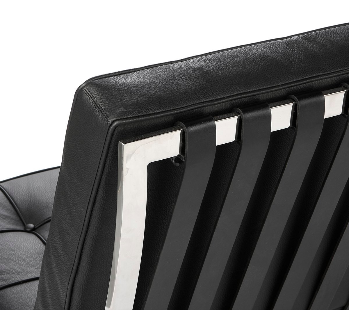 Диван Barcelona Style Loveseat Sofa прямой черный SOHO DESIGN ДИЗАЙНЕРСКИЕ, LUDWIG MIES VAN DER ROHE 131558 Черный  - Вид №2