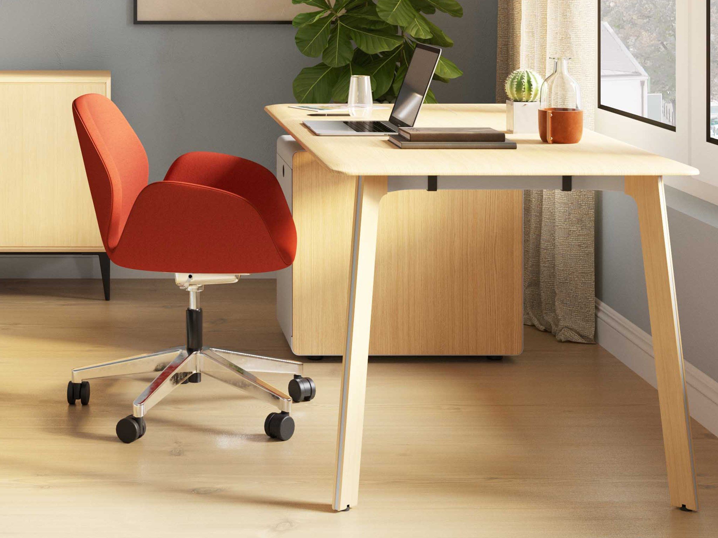 Деревянный прямоугольный рабочий стол с системой люверсов Ersa тощий ARCH-00142826 - Вид №4