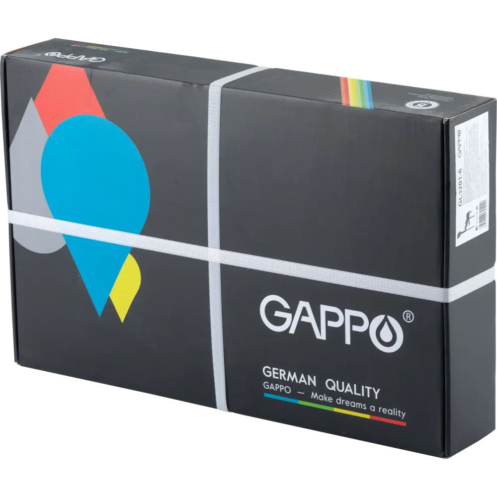 Смеситель для ванны GAPPO Eder с лейкой - матовый черный 89359055 STLM-0970626 - Вид №9