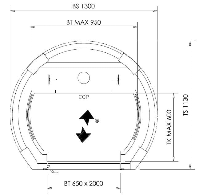 Внутренний гидравлический круглый мини-датчик NOVA Elevators специальный ARCH-00071049 - Вид №15