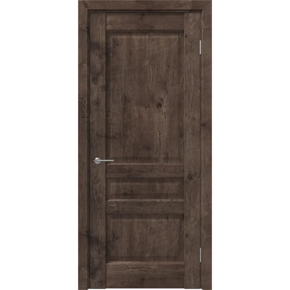 Комплект двери Artens Магнолия глухая 80x200 см ПВХ цвет акация с добором 100 мм STLM-2202501