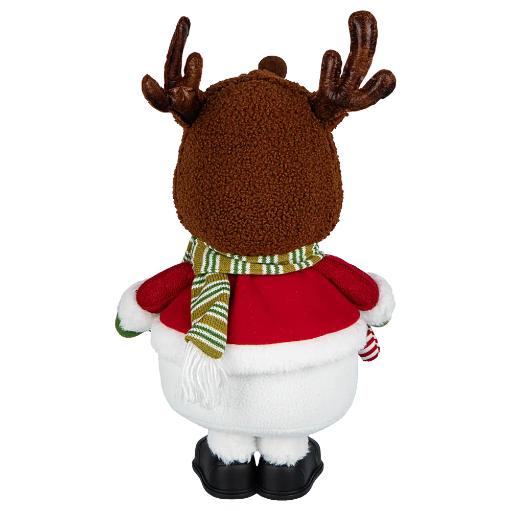 89368045 Декоративная фигура Снеговик в шапочке олененка 28x15 см STLM-1355636 Santreyd Christmas - Вид №4