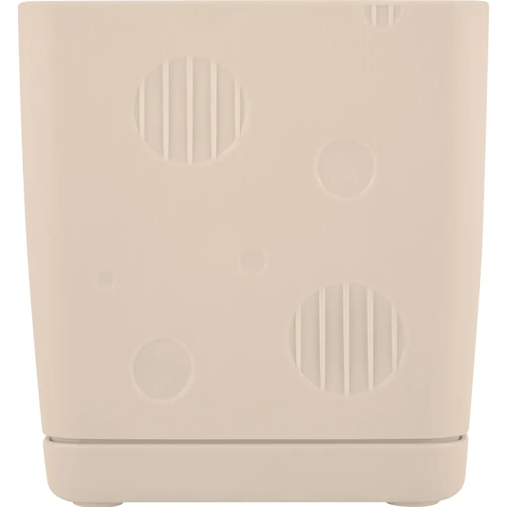 Горшок цветочный Engreen Microcosm 11.3x11.3x11.5 см v1.1 л пластик бежевый 85664746 STLM-2196903 INGREEN - Вид №2