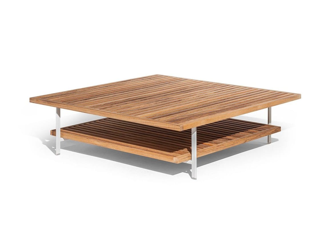 ТИК квадратный низкий садовый столик Poltrona Frau Boundless Living Outdoor Collections ARCH-00097597