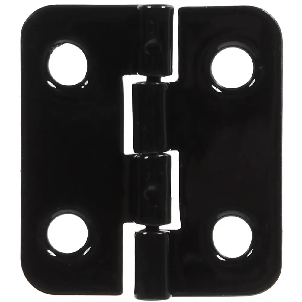 Петля карточная 22х24 мм, цвет чёрный, 2 шт ЛЕВША STLM-2169212