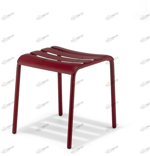 COLOS Низкий штабелируемый табурет из листового металла Stecca sun-id-1432943