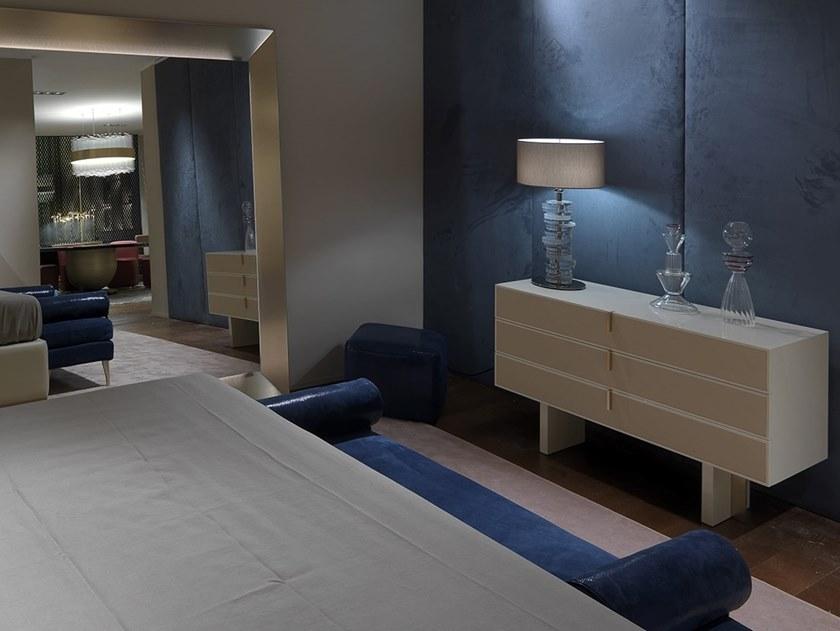 Paolo Castelli Лакированный комод из мдф и воловьей кожи Fine sun-id-1397979 - Вид №8