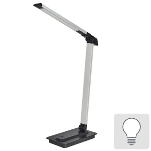 Рабочая лампа настольная светодиодная KD-846 с регулировкой яркости, цвет чёрный