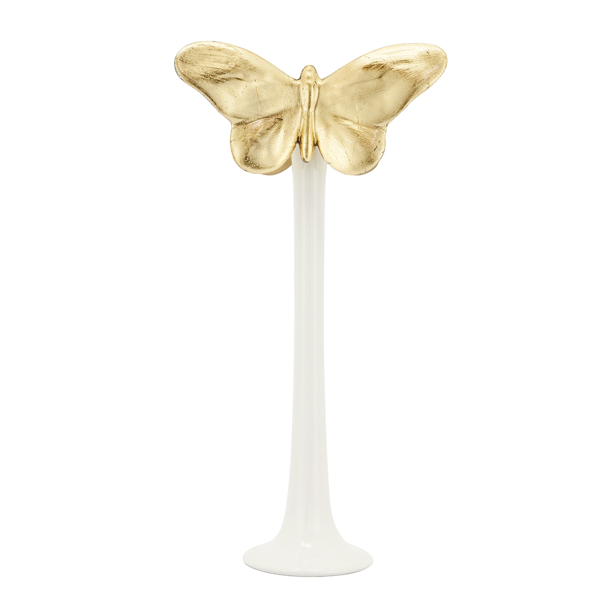 300069-93 ABHIKA ПОДСВЕЧНИК БАБОЧКА BLACK/GOLD  - Вид №2