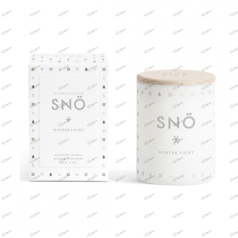 EVA SOLO Sk1323 Свеча ароматическая Skandinavisk Snö с крышкой, 60 г Растительный воск, ароматические отдушки 