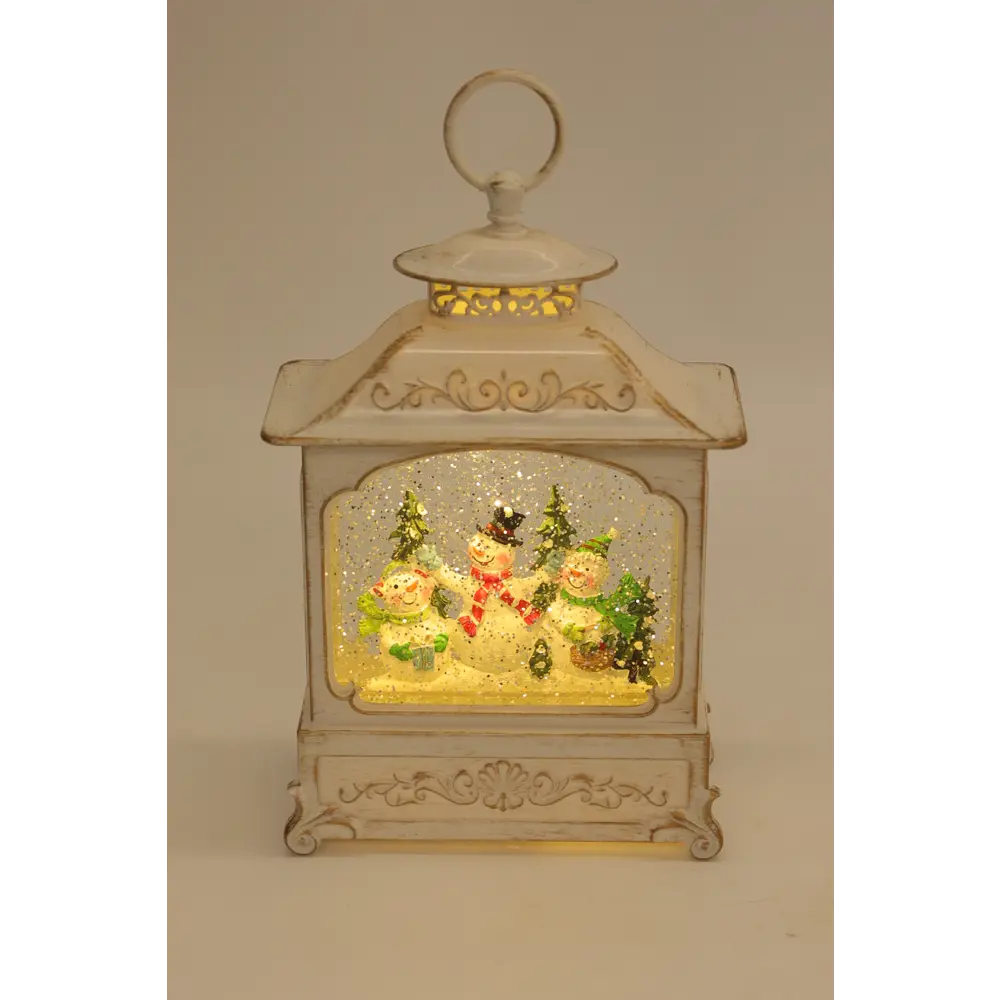 Фигура Снеговики для дома 2 светодиода 27 см цвет серебристый KREAFORTA STLM-2163311