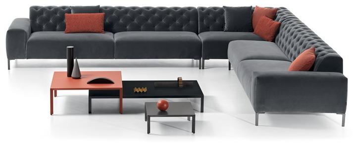 PIANCA Стеганый модульный диван из ткани sun-id-1432852 - Вид №1