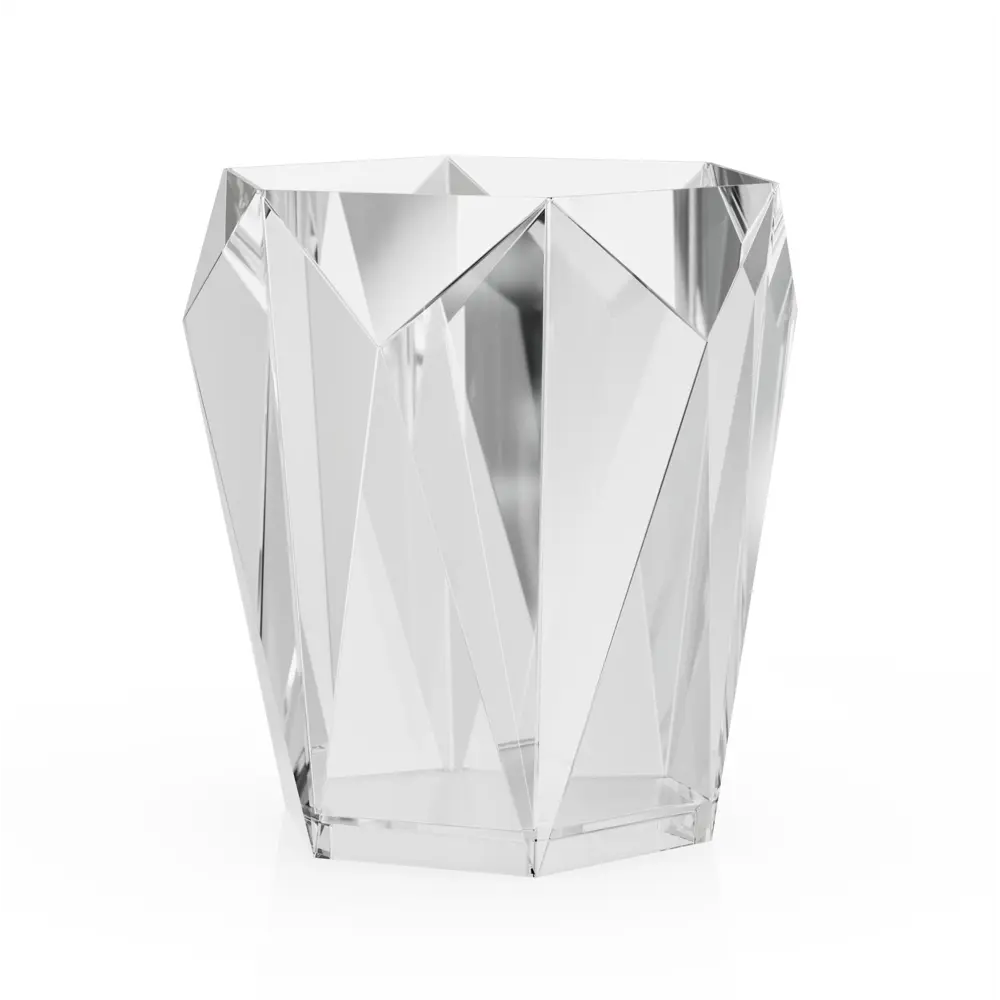 Стакан для зубных щеток LEMER Stellar - прозрачный акриловый органайзер для ванной 88482866 STLM-0984981