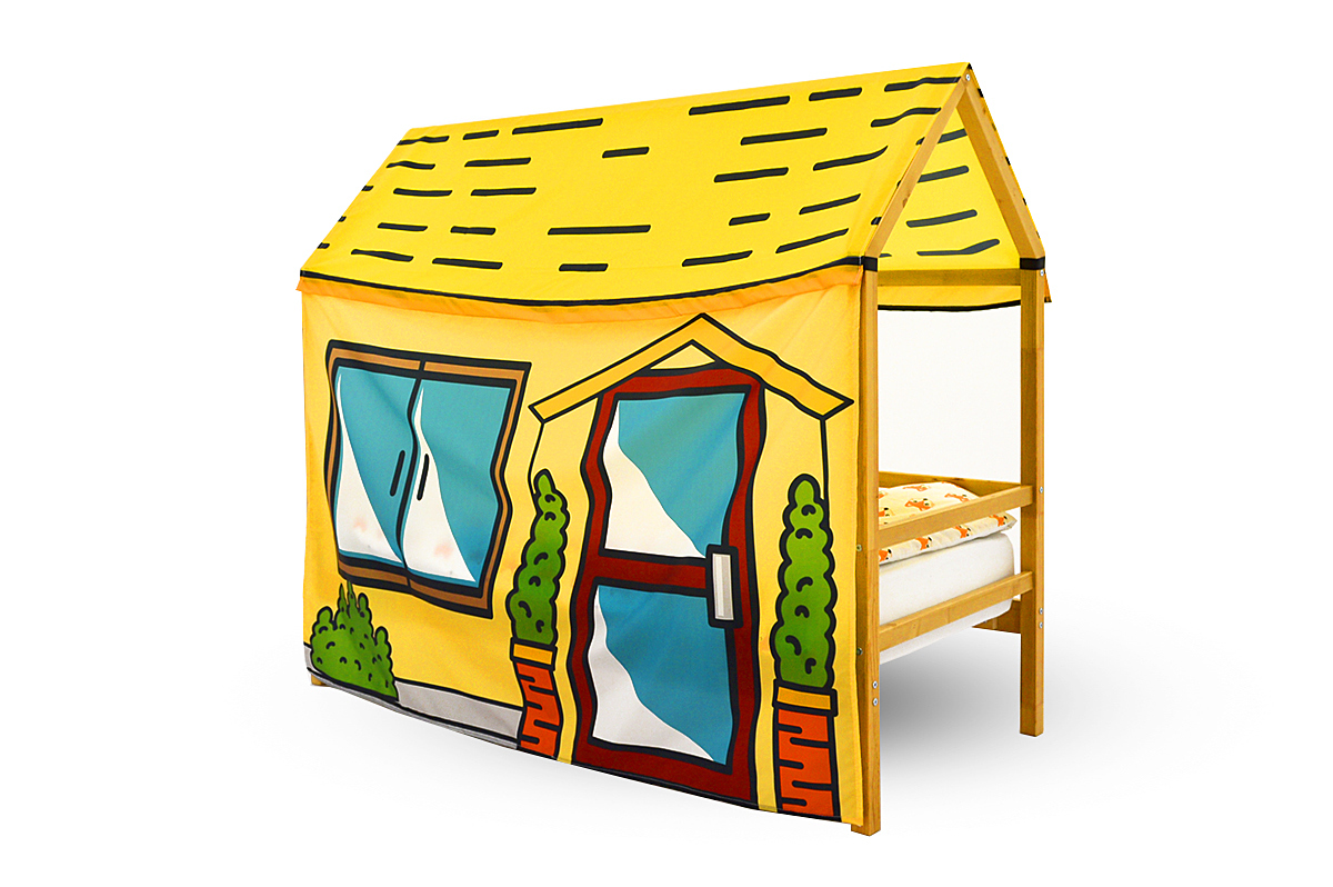 Накидка для кровати-домика Svogen игровая "Морковилл" БЕЛЬМАРКО  00-3873194 Желтый Santreyd  - Вид №1