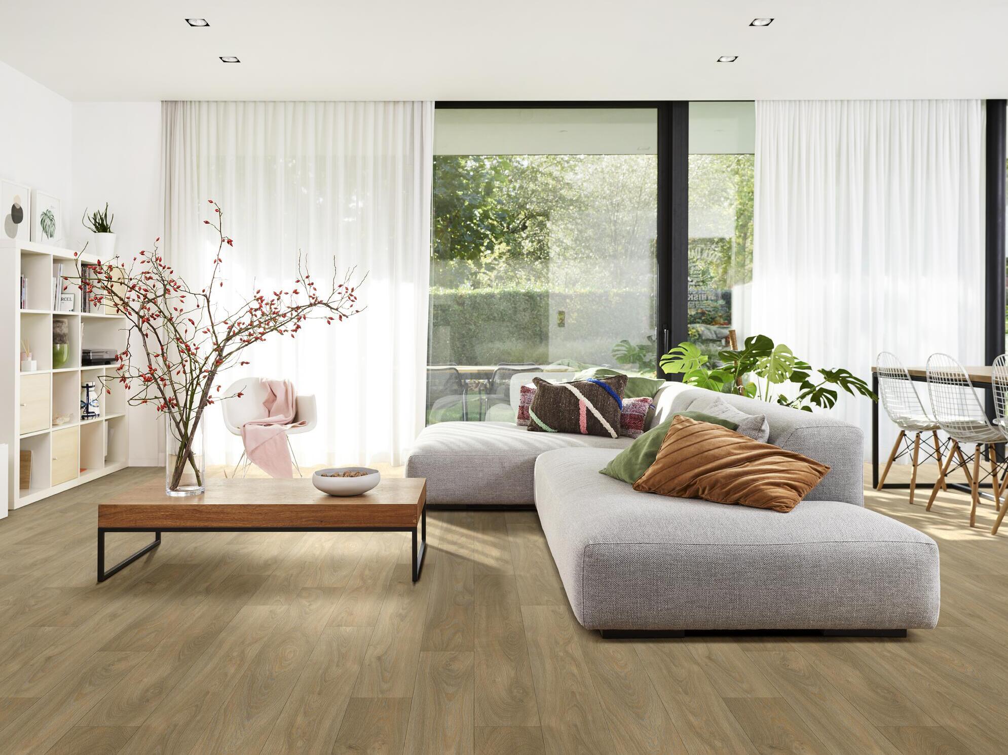 Нескользящий виниловый пол с эффектом дерева BEAUFLOR Resitex ARCH-00084001