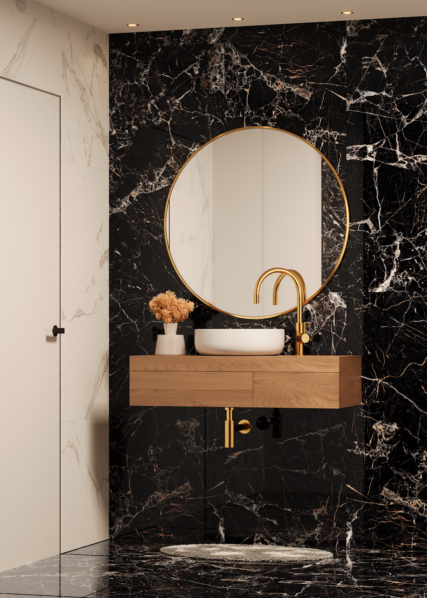 TORINO BLACK — Элегантность черного мрамора HG2007-A Arcadia Ceramica - Вид №3