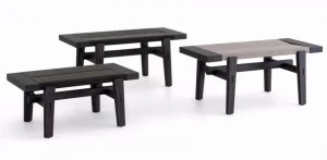 Poliform Деревянная скамья в современном стиле Home hotel