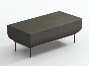 Midj Модульная скамейка из ткани без спинки Landscape S120cc