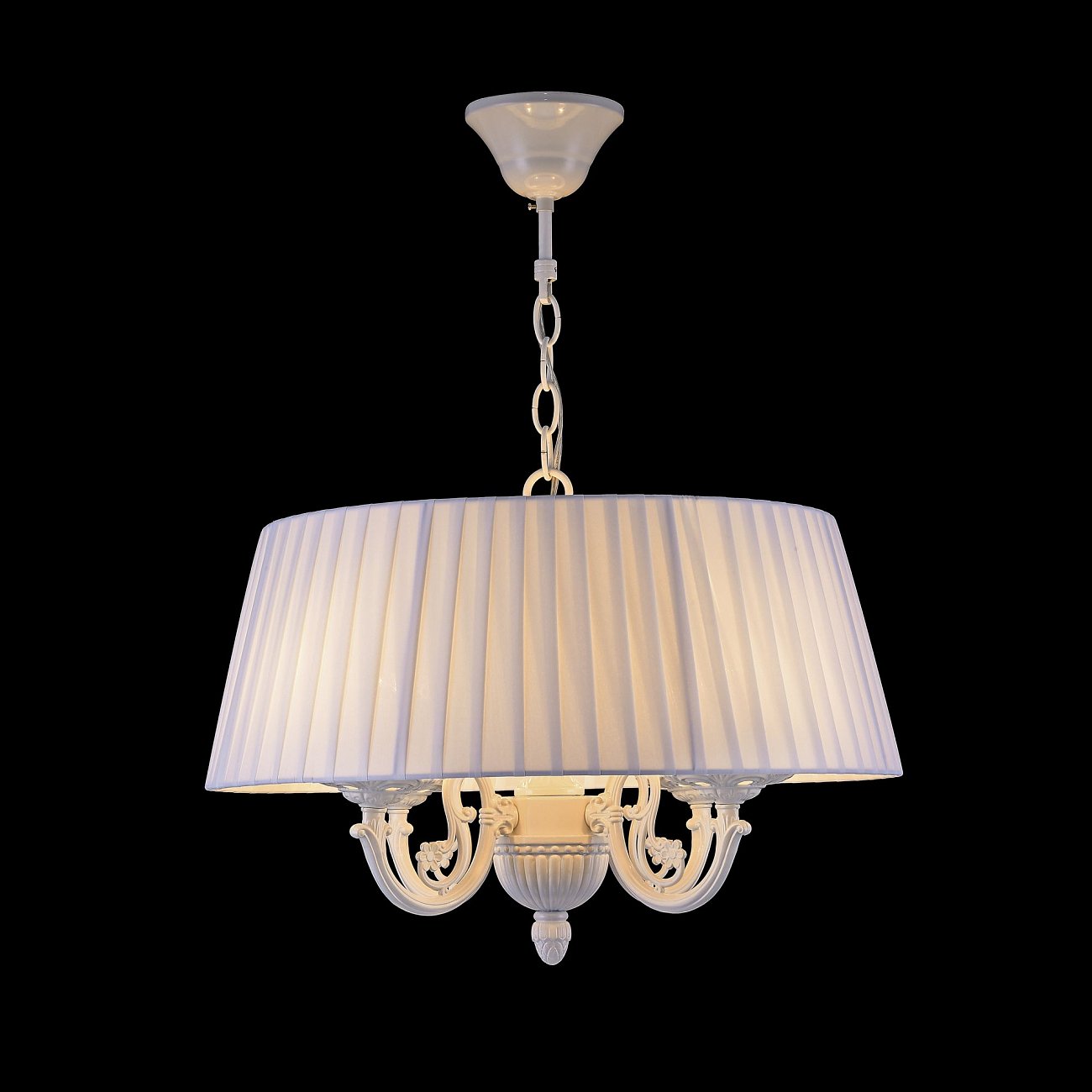 Люстра подвесная белая Jasmine FR2686PL-04W FREYA CLASSIC 00-3956411 Белый - Вид №1