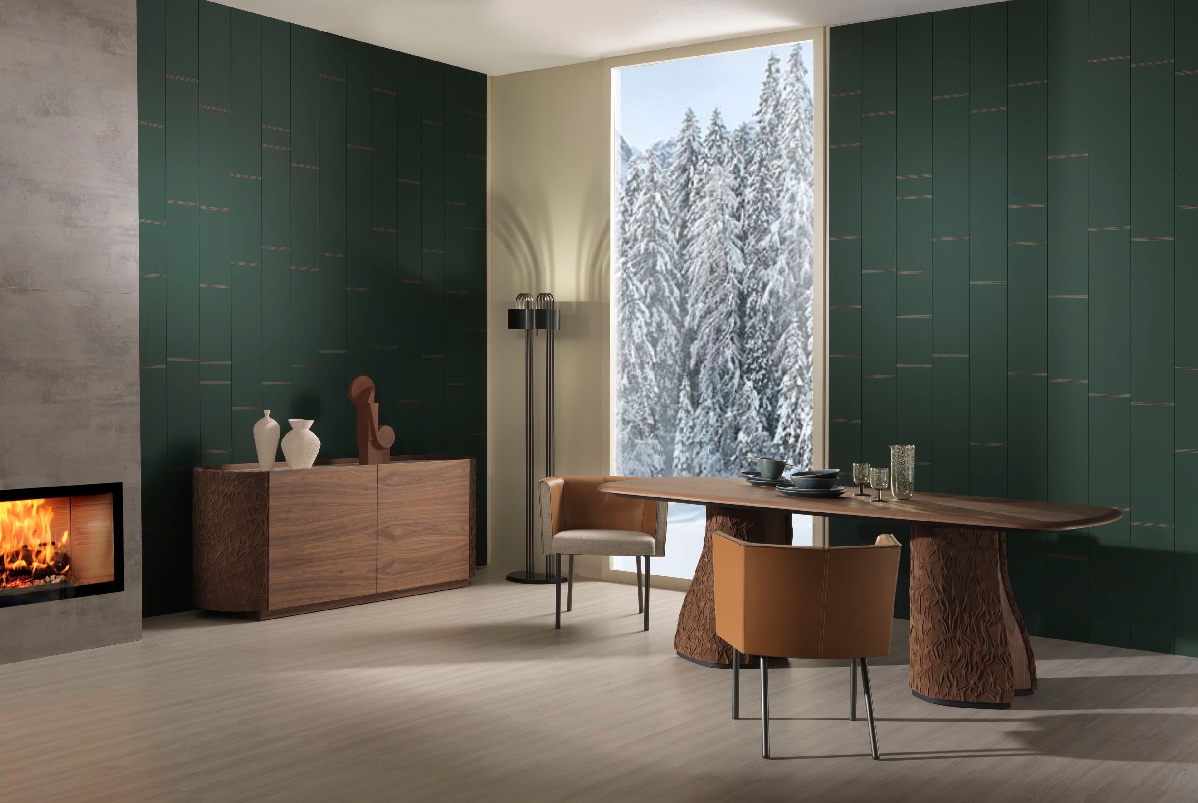 Обшивка из кожи Casa Covre PADDOCK ARCH-00080457 - Вид №3