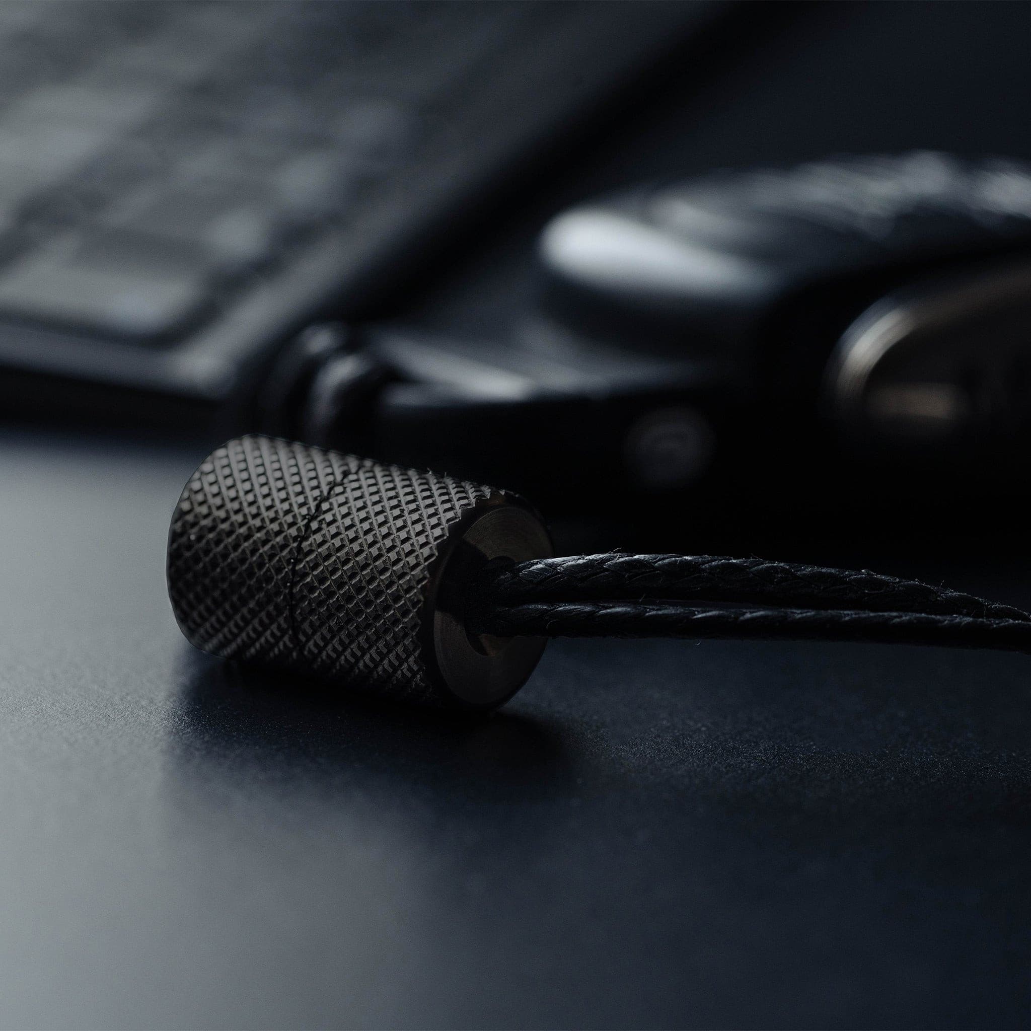 W208BST Брелок для ключей - черная сталь Wingback  - Вид №4