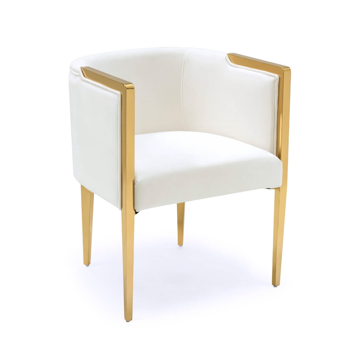 700417-93 ABHIKA СТУЛ GARDA ROUND BLACK/GOLD  - Вид №8