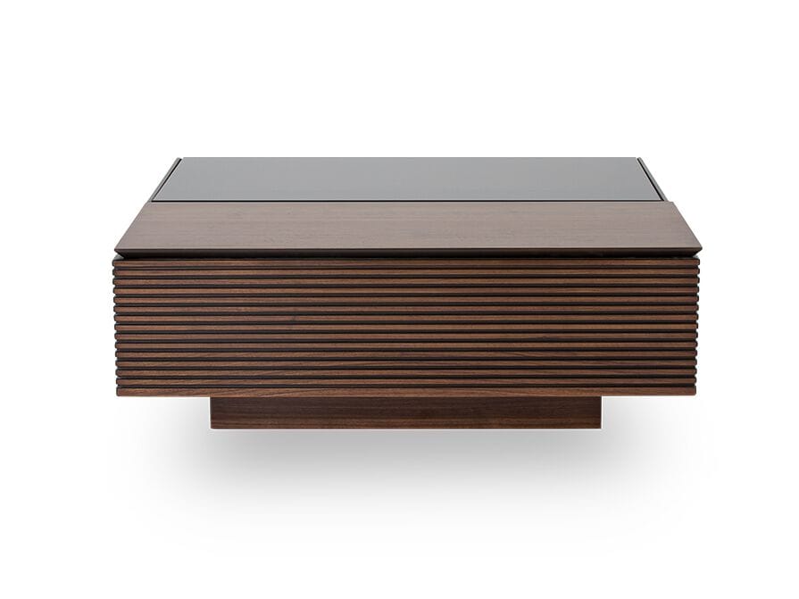 Деревянный квадратный низкий журнальный столик с отсеком для хранения NDESIGN печенье ARCH-00005598