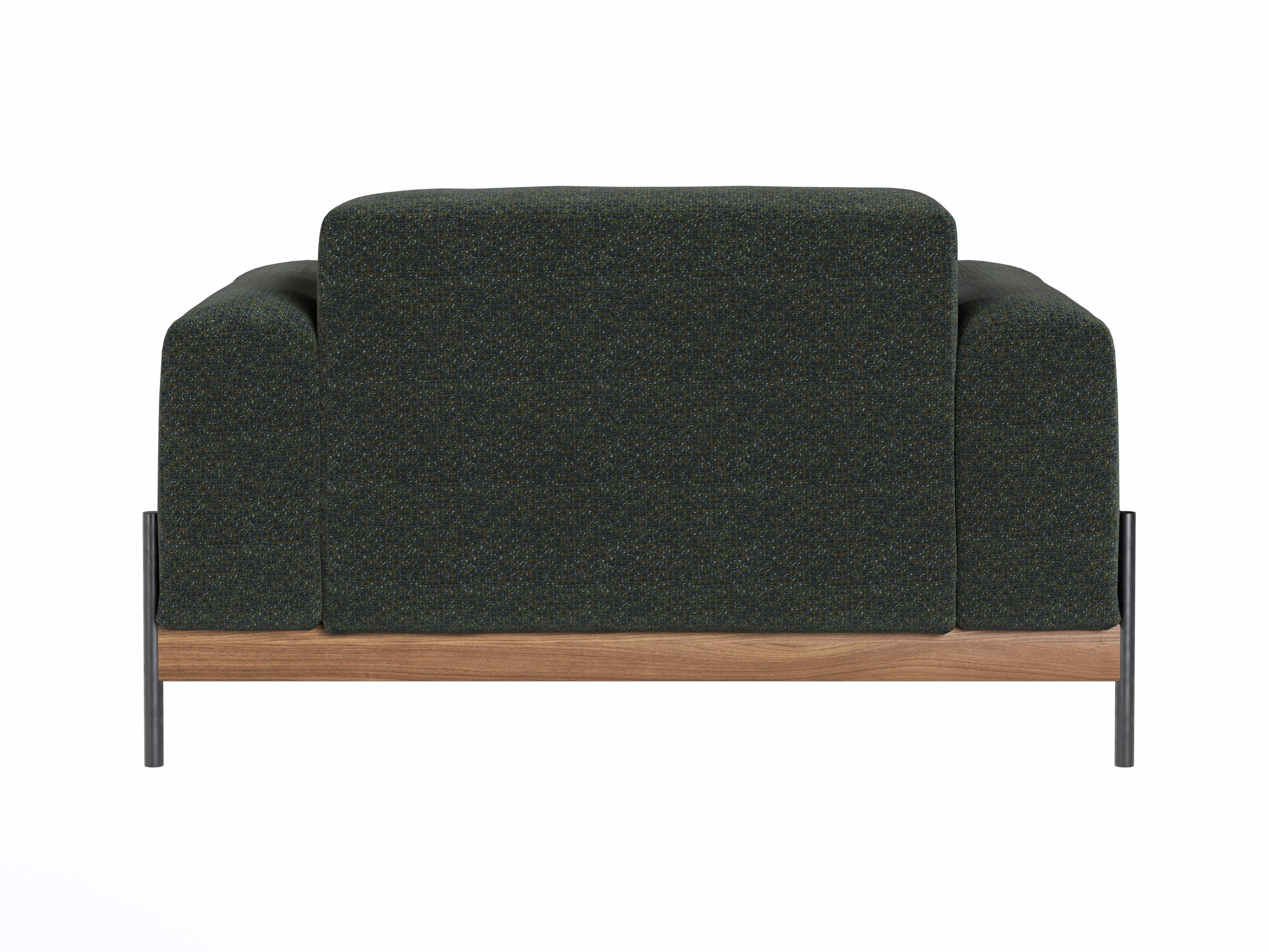 Тканевое кресло с подлокотниками для контракта Wewood Bowie ARCH-00092623 - Вид №3