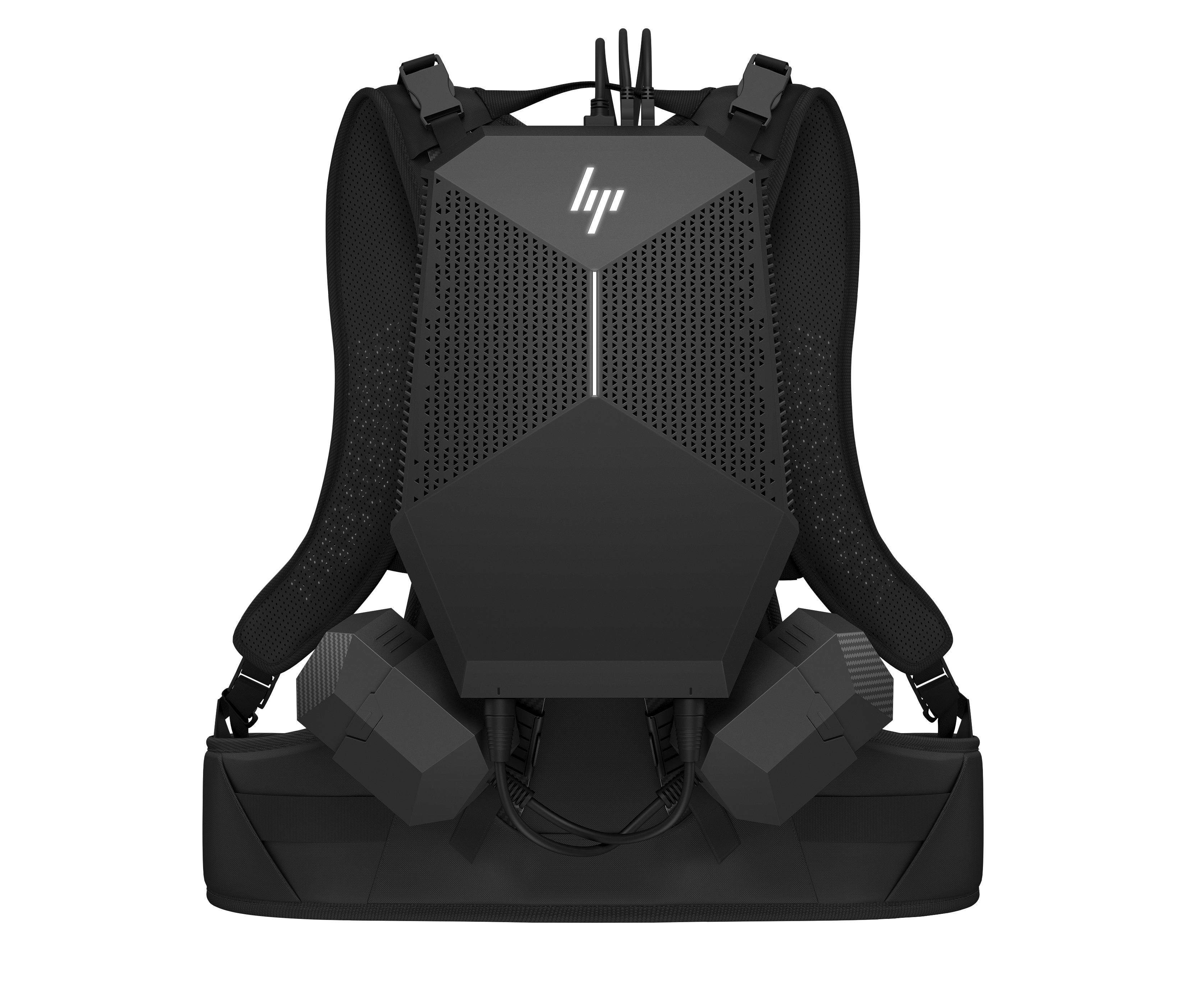 6TQ92EA#ACB z vr backpack g2 intel core i7 8850h(2.6ghz)/16384mb/512ssdgb/nodvd/ext:nvidia geforce rtx2080(8192mb)/war 1y/4.66kg/black/w10pro + batt chrgr, batt pack, harness HP Santreyd  - Вид №11